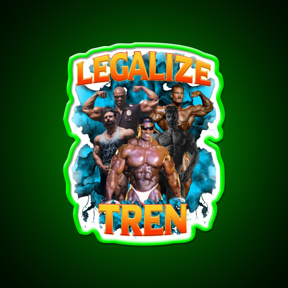 Legalize Tren 2 Gym Fitness Led Neon Sign Rgb Color