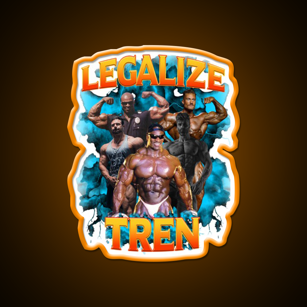 Legalize Tren 2 Gym Fitness Led Neon Sign Rgb Color