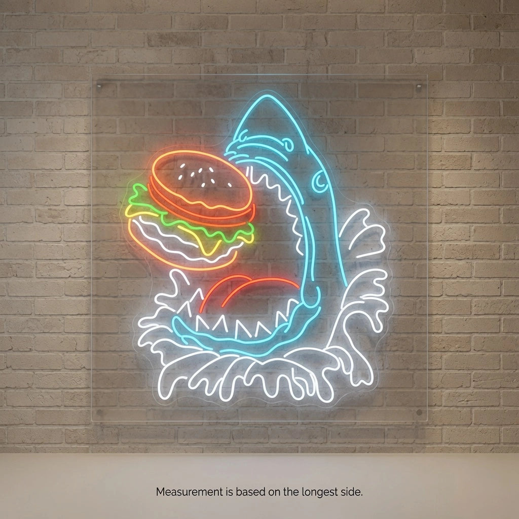 Legendnade Burgers Wall Decor LED Neon Sign - 04 Size Image
