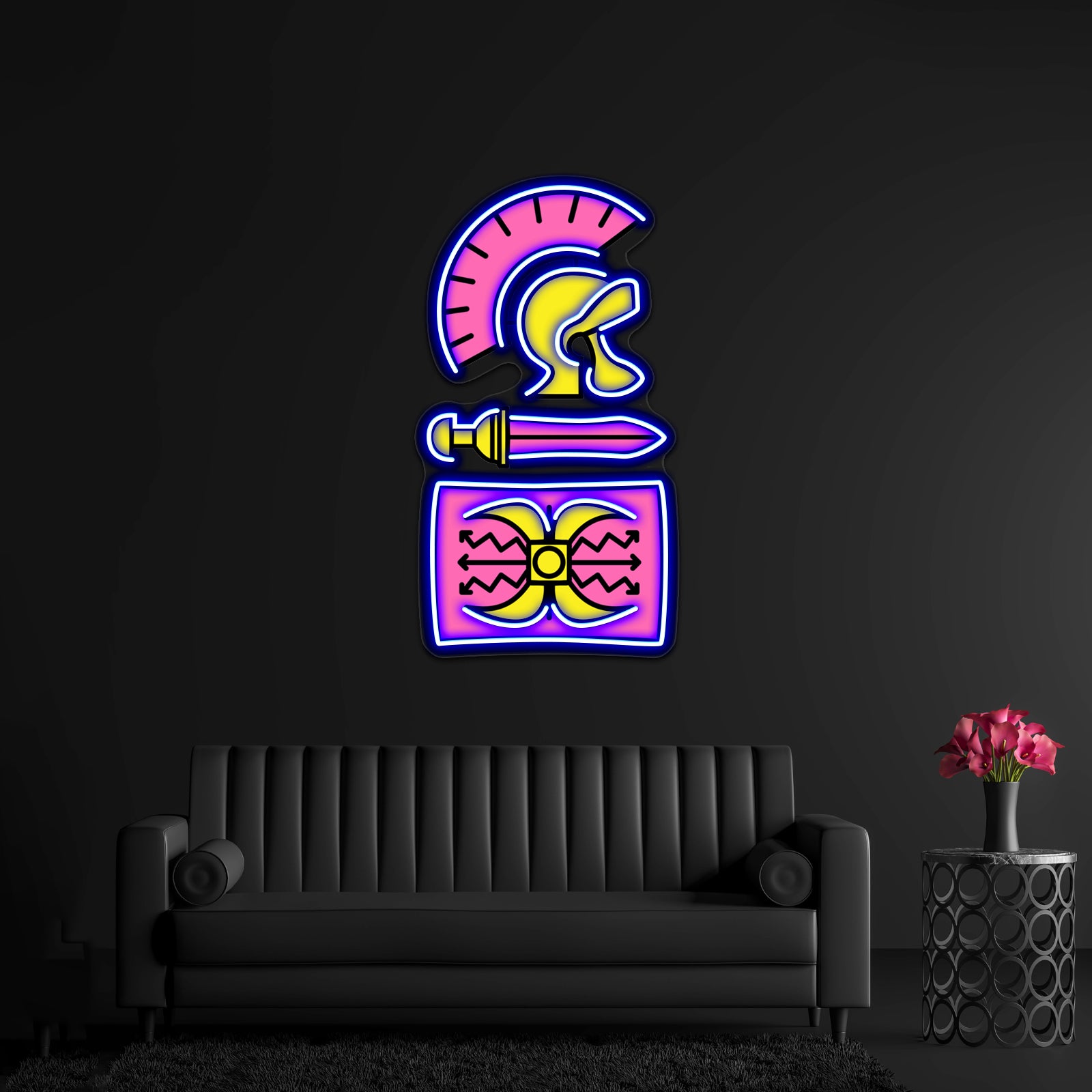 Legionary Pop Pattern Artwork Neon Light Signs Custom - LED neon sign view 5