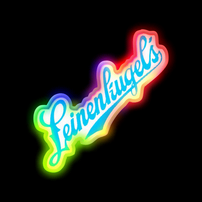 Leinenkugels Beer Blue Beer Bar Decor Led Neon Sign Rgb Color - LED neon sign close-up detail