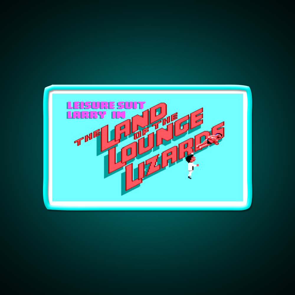 Leisure Suit Larry Ega Man Cave Bar Led Neon Sign Rgb Color