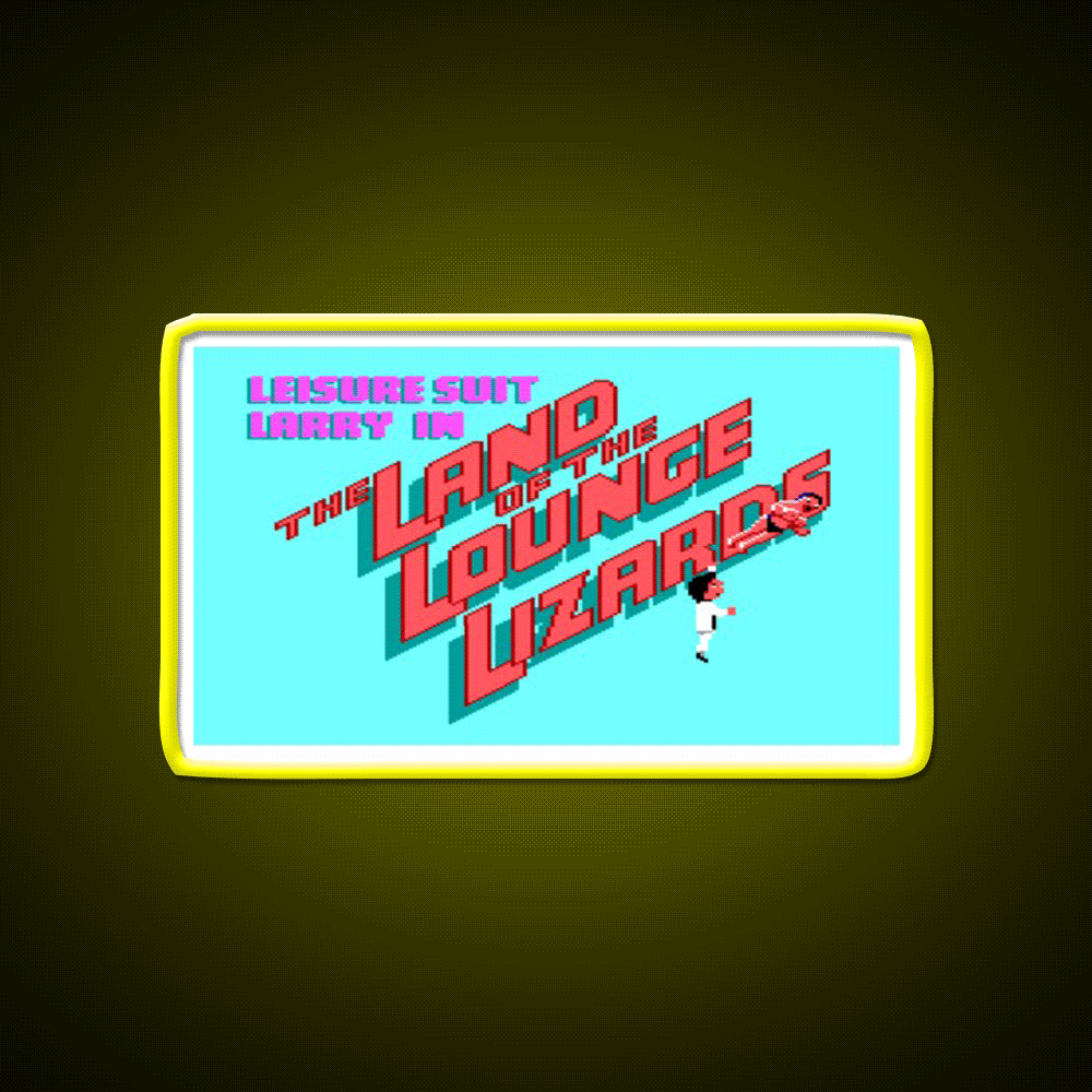Leisure Suit Larry Ega Man Cave Bar Led Neon Sign Rgb Color
