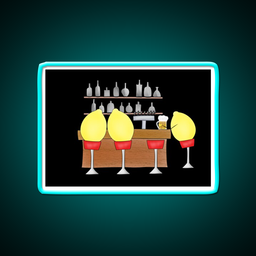 Lemon Bar Man Cave Bar Led Neon Sign Rgb Color