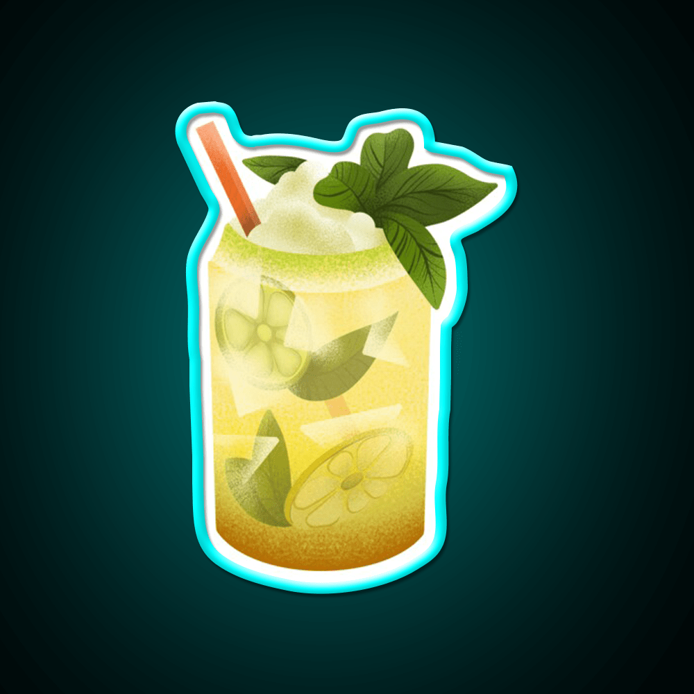 Lemon Cocktail Bar Decor Led Neon Sign Rgb Color - Shineneon