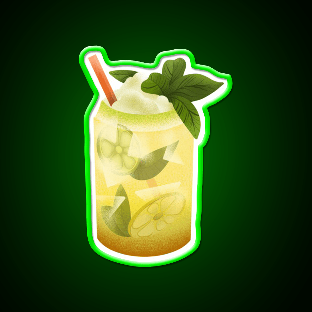 Lemon Cocktail Bar Decor Led Neon Sign Rgb Color - Shineneon