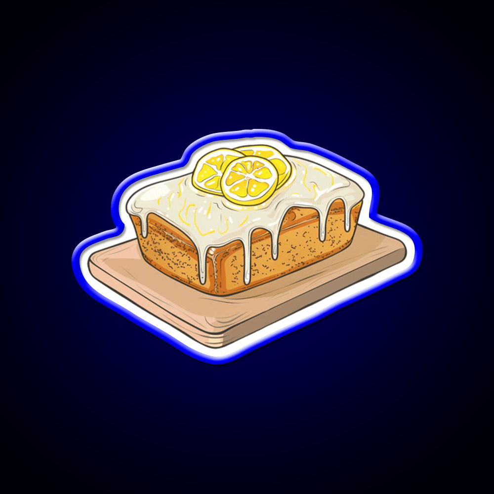 Lemon Drizzle Cake Snack Food Led Neon Sign Rgb Color - Shineneon