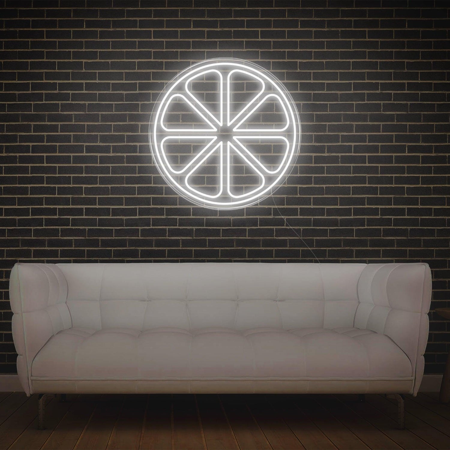 Lemon Slice Warm Yellow Led Neon Sign For Home Cafe Decor | Shineneon