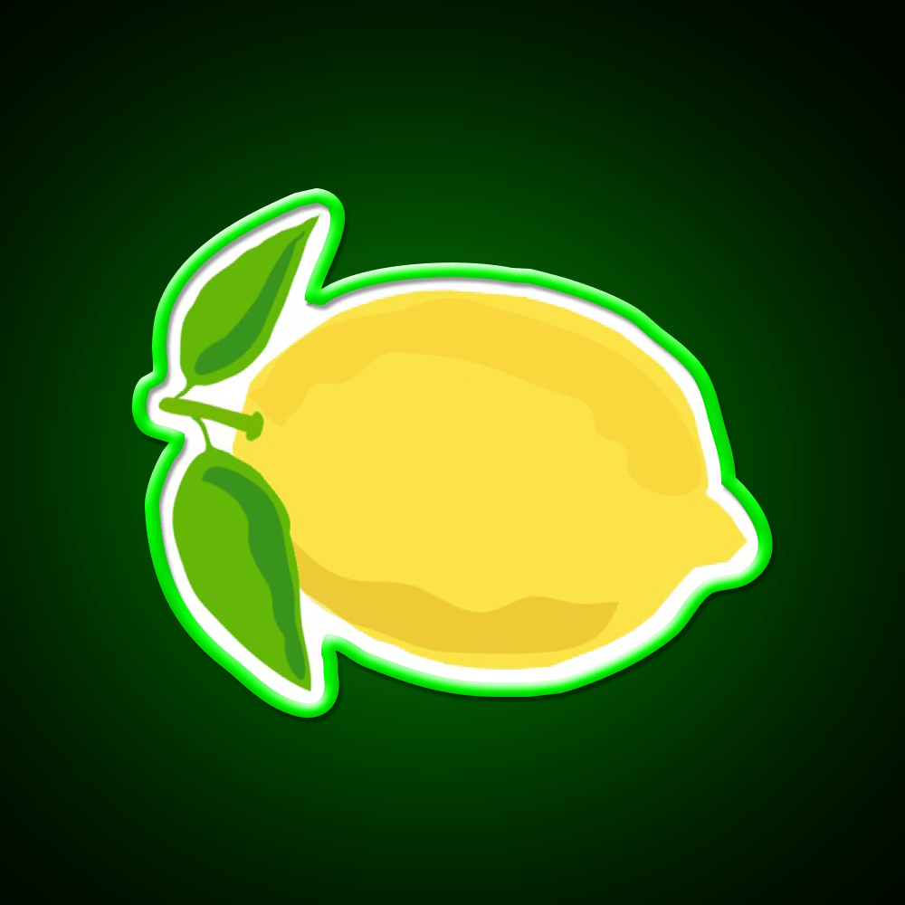 Lemon Snack Food Led Neon Sign Rgb Color - Shineneon