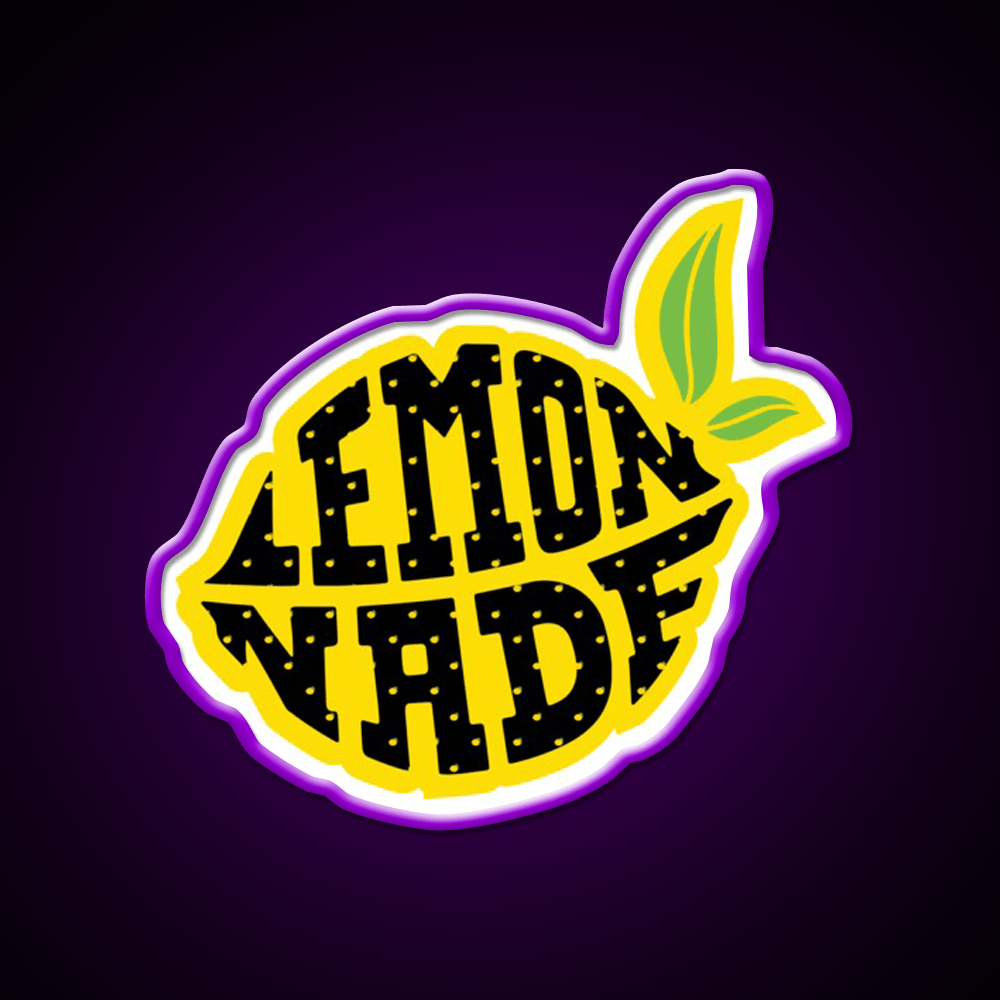 Lemonade Hemp Inspired Green Leaf Led Neon Sign Rgb Color - Shineneon
