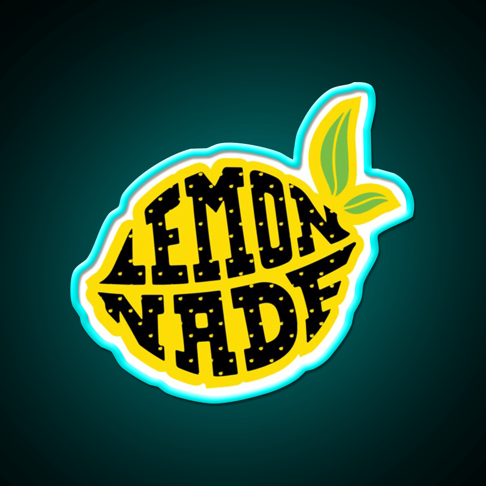 Lemonade Hemp Inspired Green Leaf Led Neon Sign Rgb Color - Shineneon
