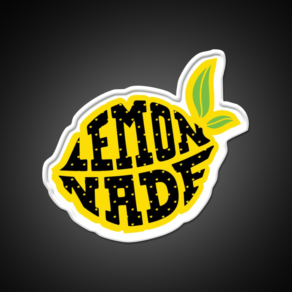 Lemonade Hemp Inspired Green Leaf Led Neon Sign Rgb Color - LED neon sign view 11