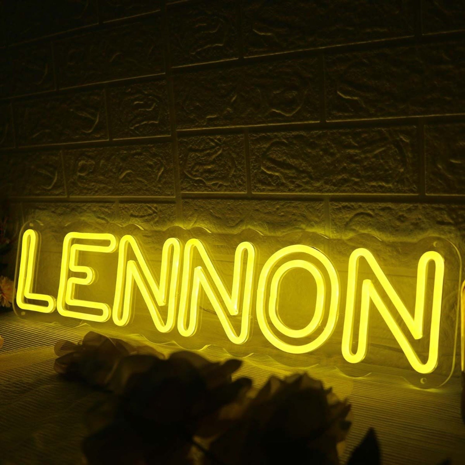 Lennon Yellow Led Neon Sign - Shineneon