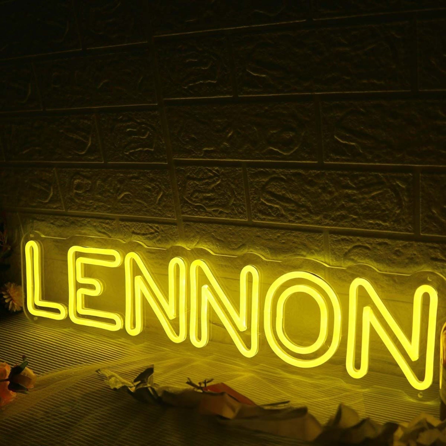 Lennon Yellow Led Neon Sign - Shineneon