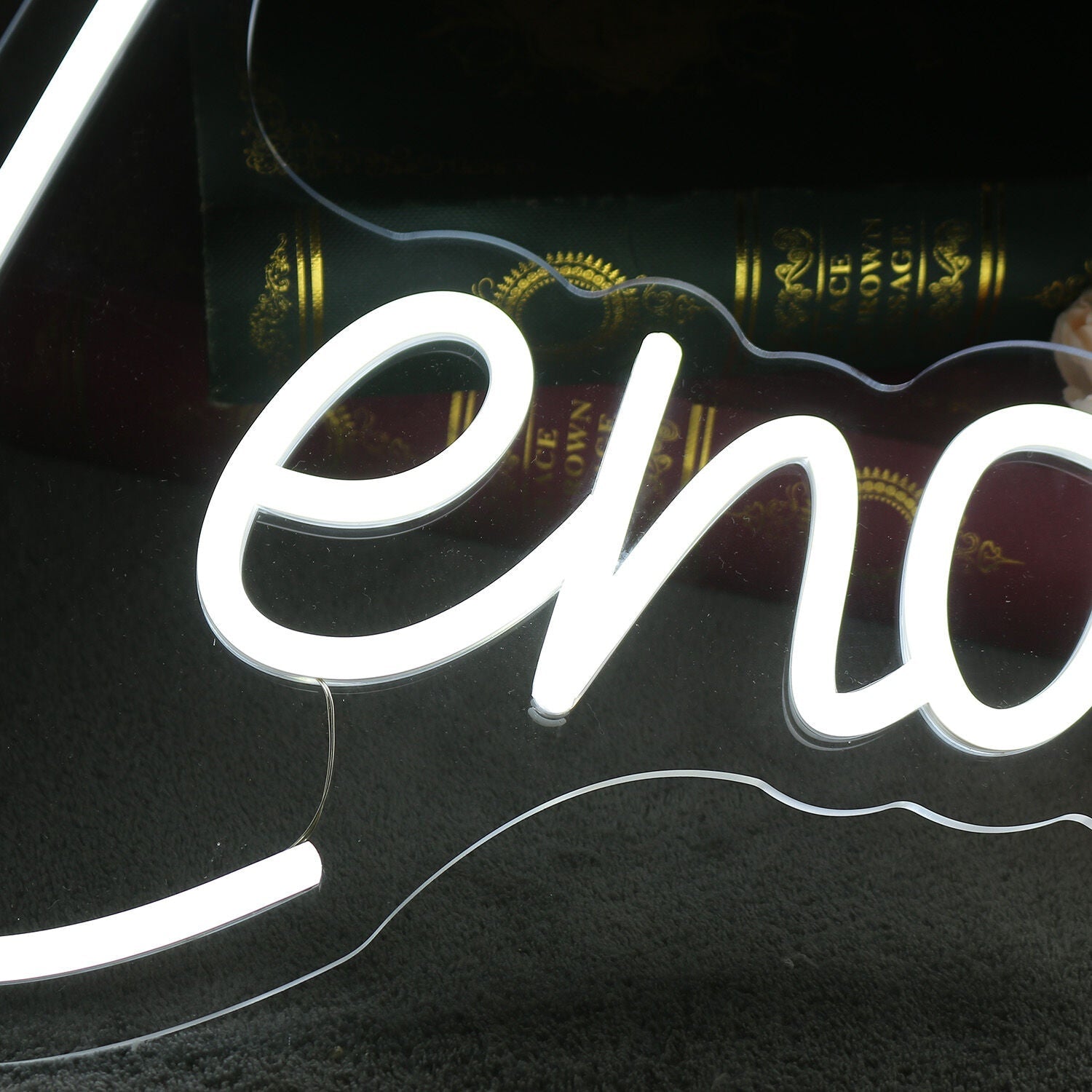 Lenos White Led Neon Sign - Shineneon