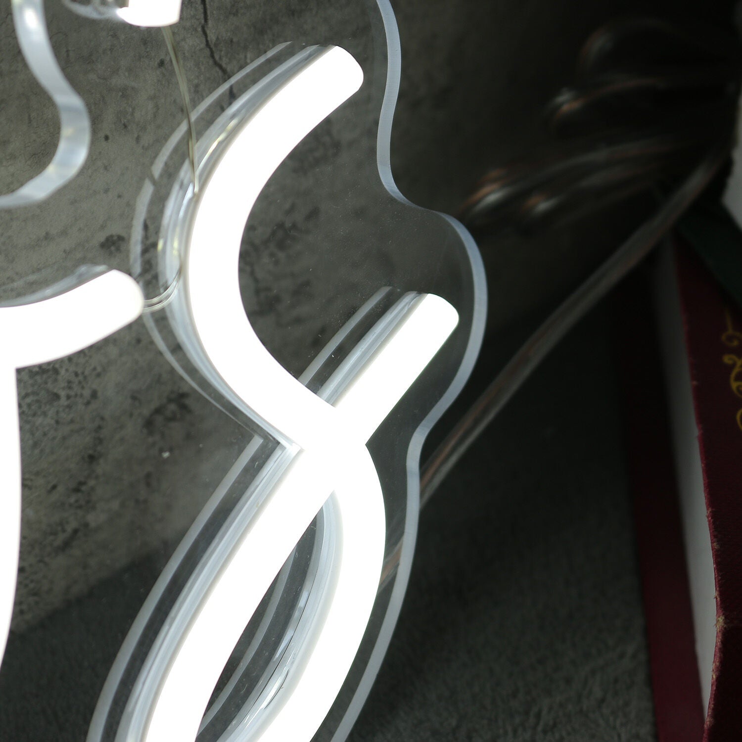 Lenos White Led Neon Sign - Shineneon