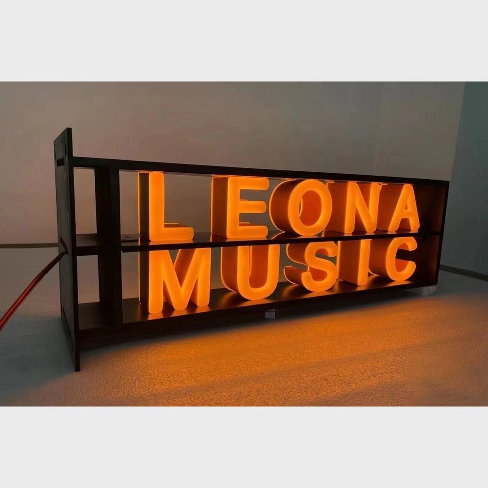 Leona Music 3D Frontlit Channel Letters Led Light Sign - Shineneon