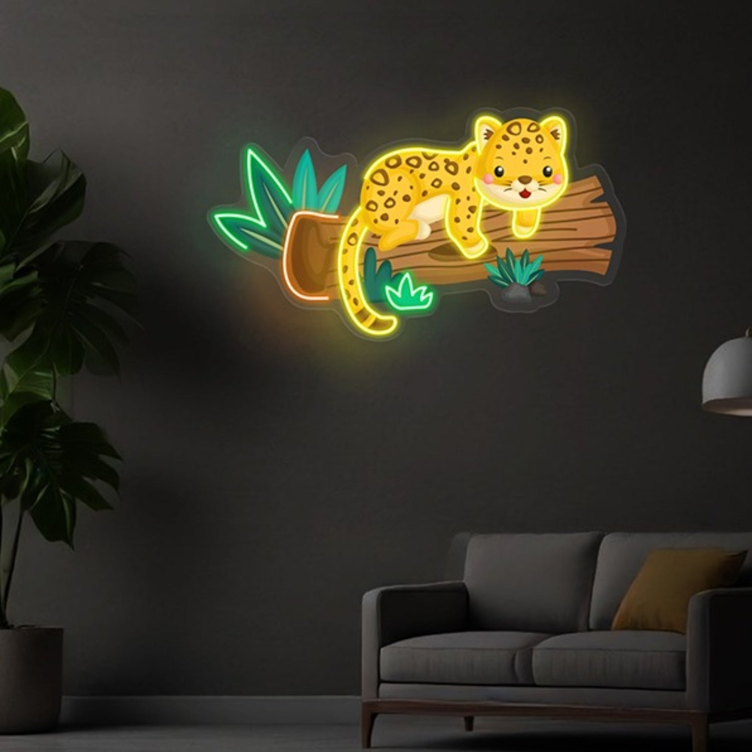 Leopard Artwork Led Neon Sign Wall Art Decor | Shineneon