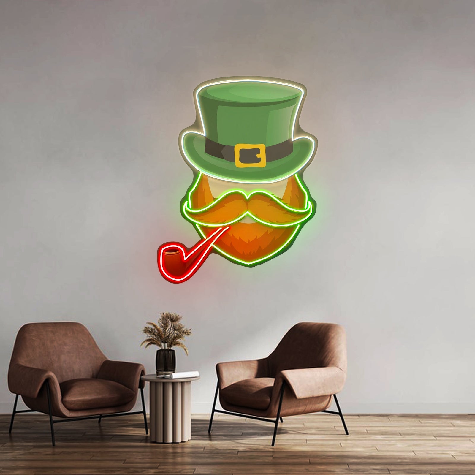 Leprechaun Beard St Patrick Day Led Signs - Shineneon