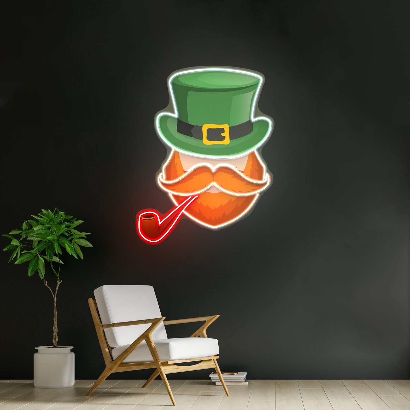 Leprechaun Beard St Patrick Day Led Signs - Shineneon