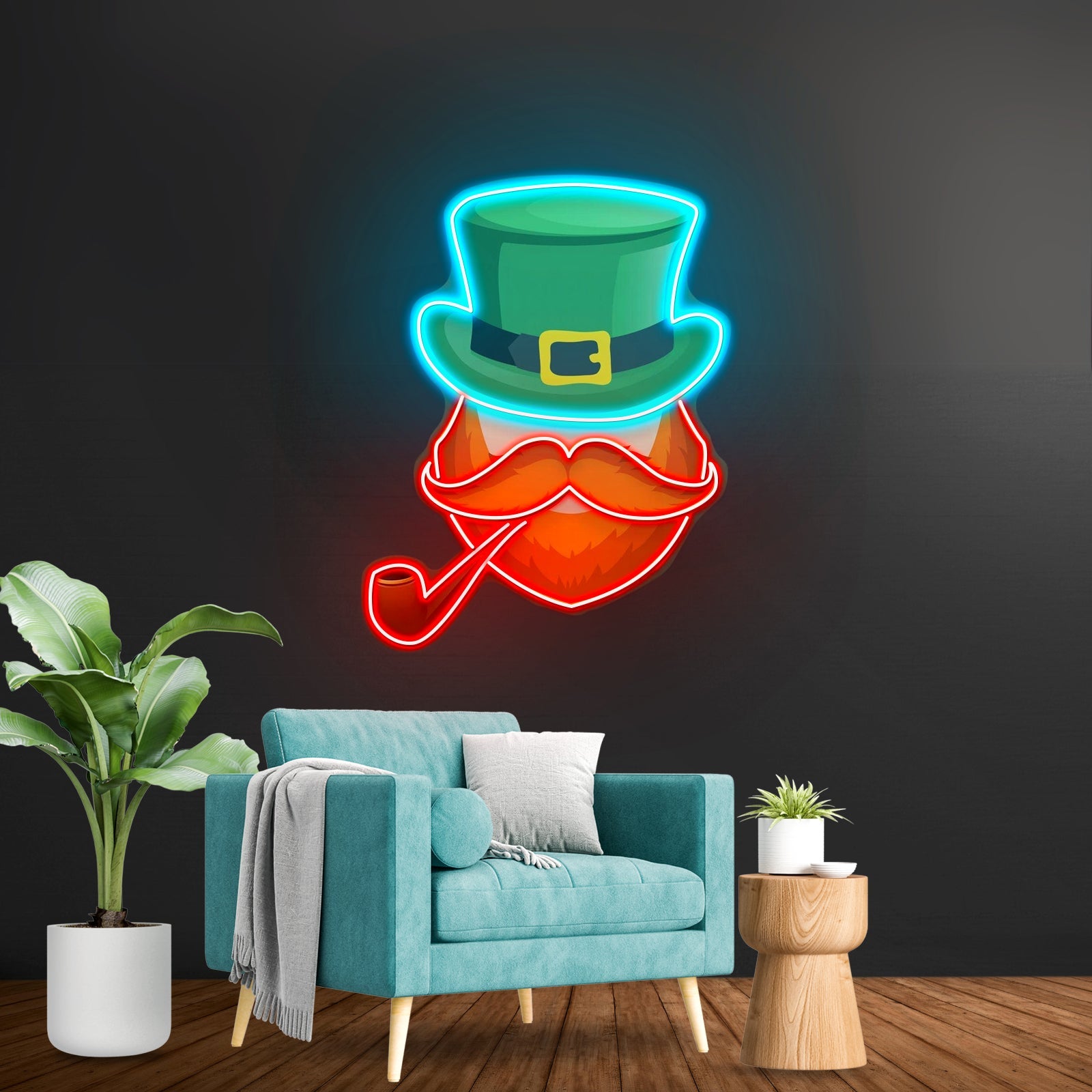 Leprechaun Beard St Patrick Day Led Signs - Shineneon