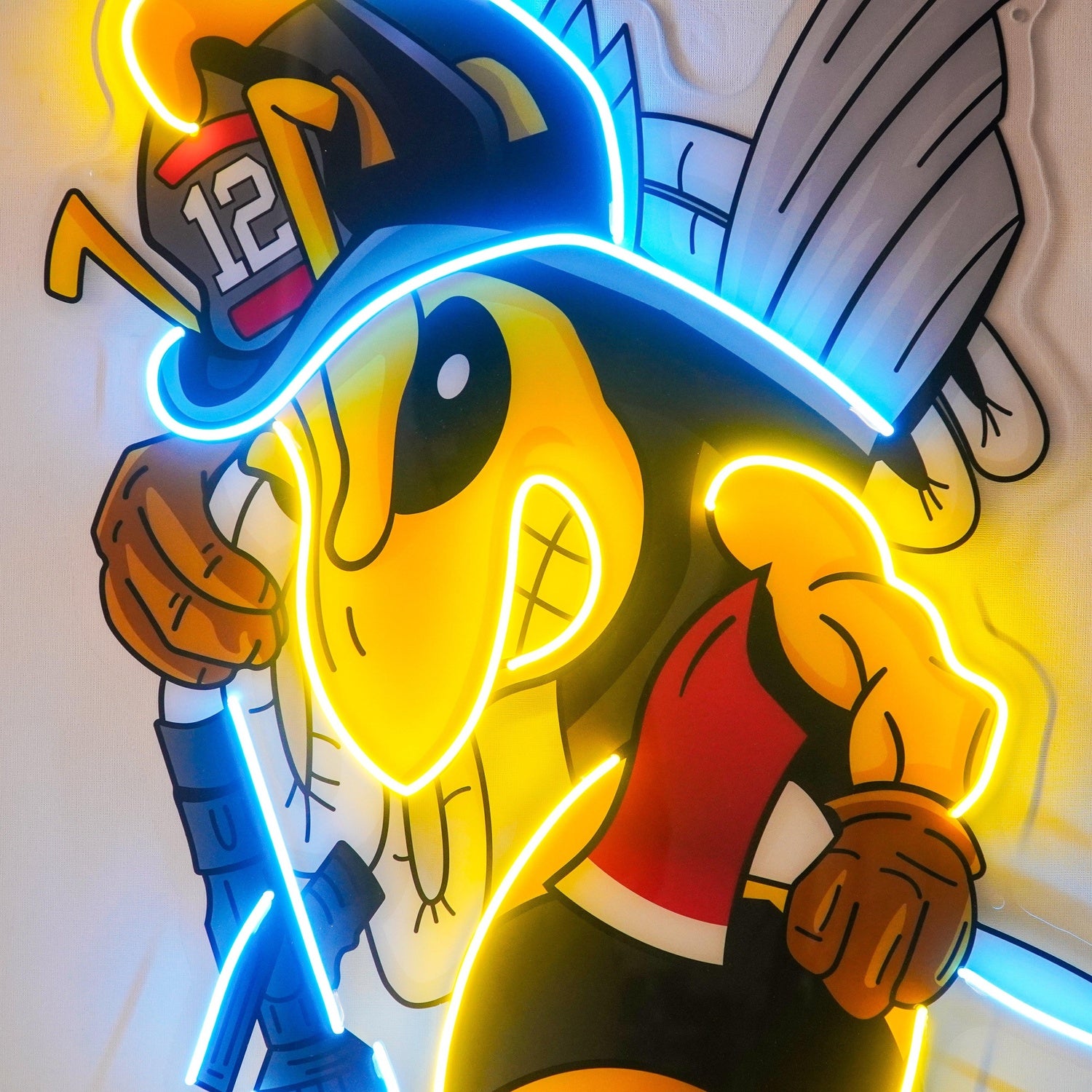 Leprechaun Beer Clover Uv Printed Led Neon Sign For St Patricks Home Bar Decor | Shineneon