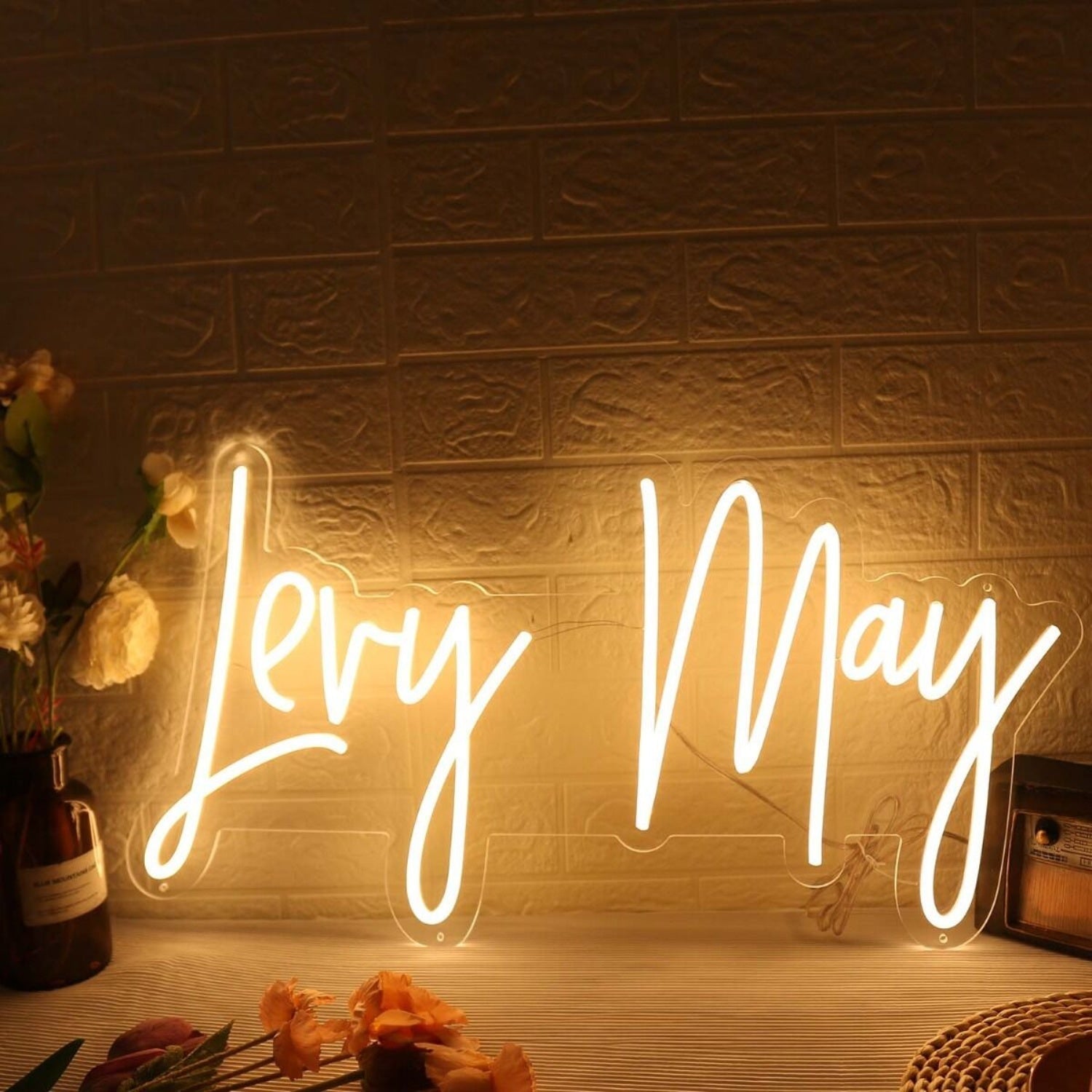 Lery May Yellow Led Neon Sign - Shineneon