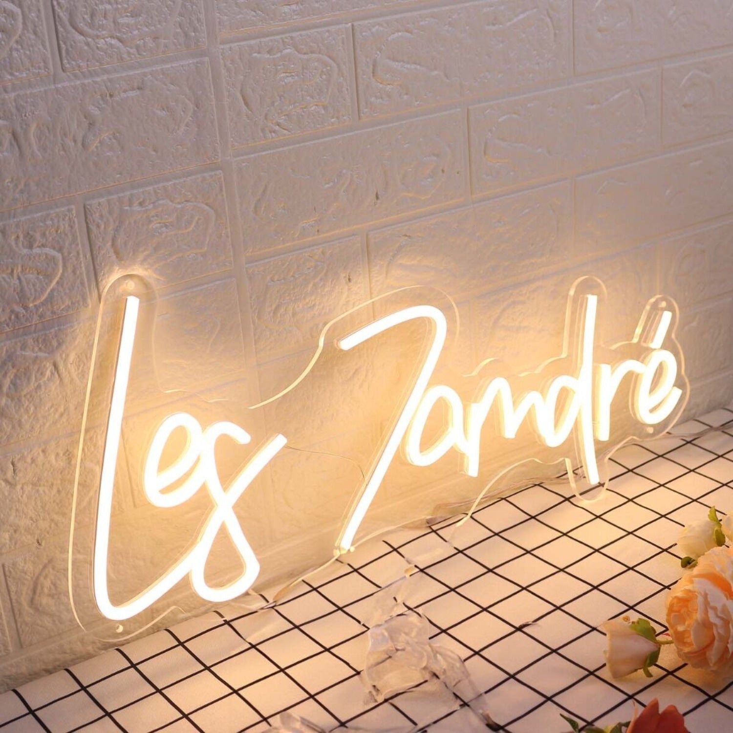 Les Zamdre Yellow Led Neon Sign - Shineneon