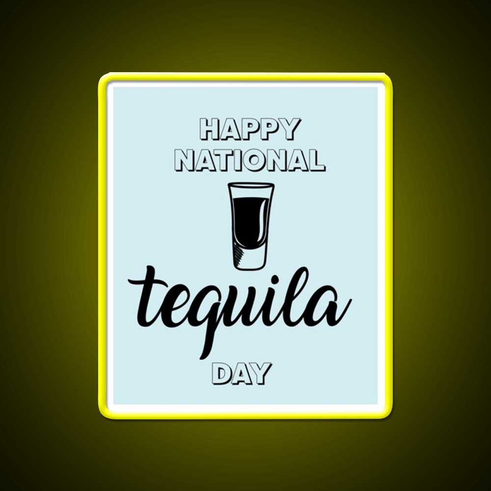 Let Have A Drink In Happy National Holiday Party Drink Tequila Led Neon Sign Rgb Color - Shineneon