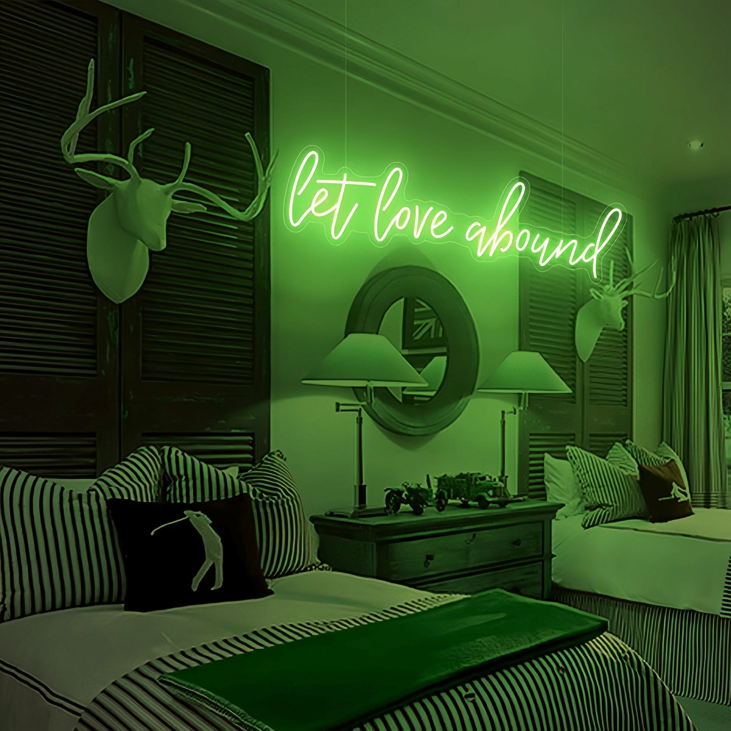Let Love Abound Neon Sign Illuminate Your Space | Shineneon
