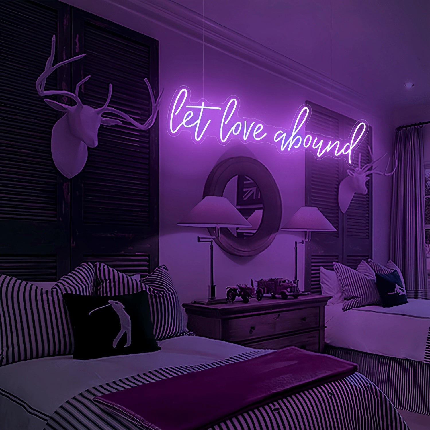 Let Love Abound Neon Sign Illuminate Your Space | Shineneon