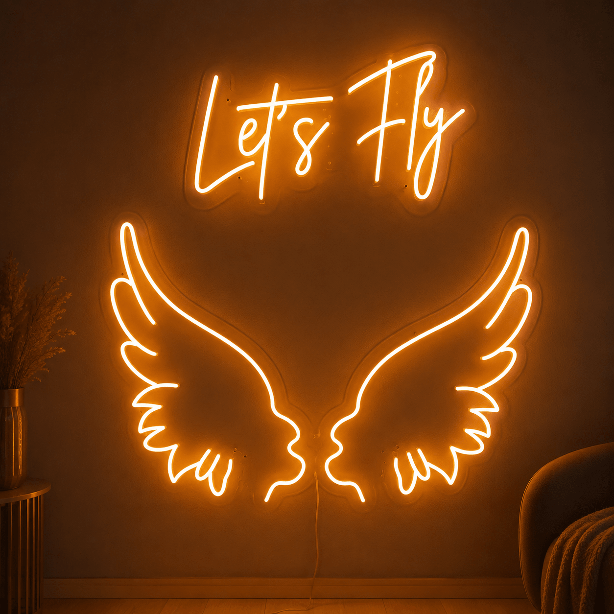 Let S Fly LED Neon Sign - Shineneon