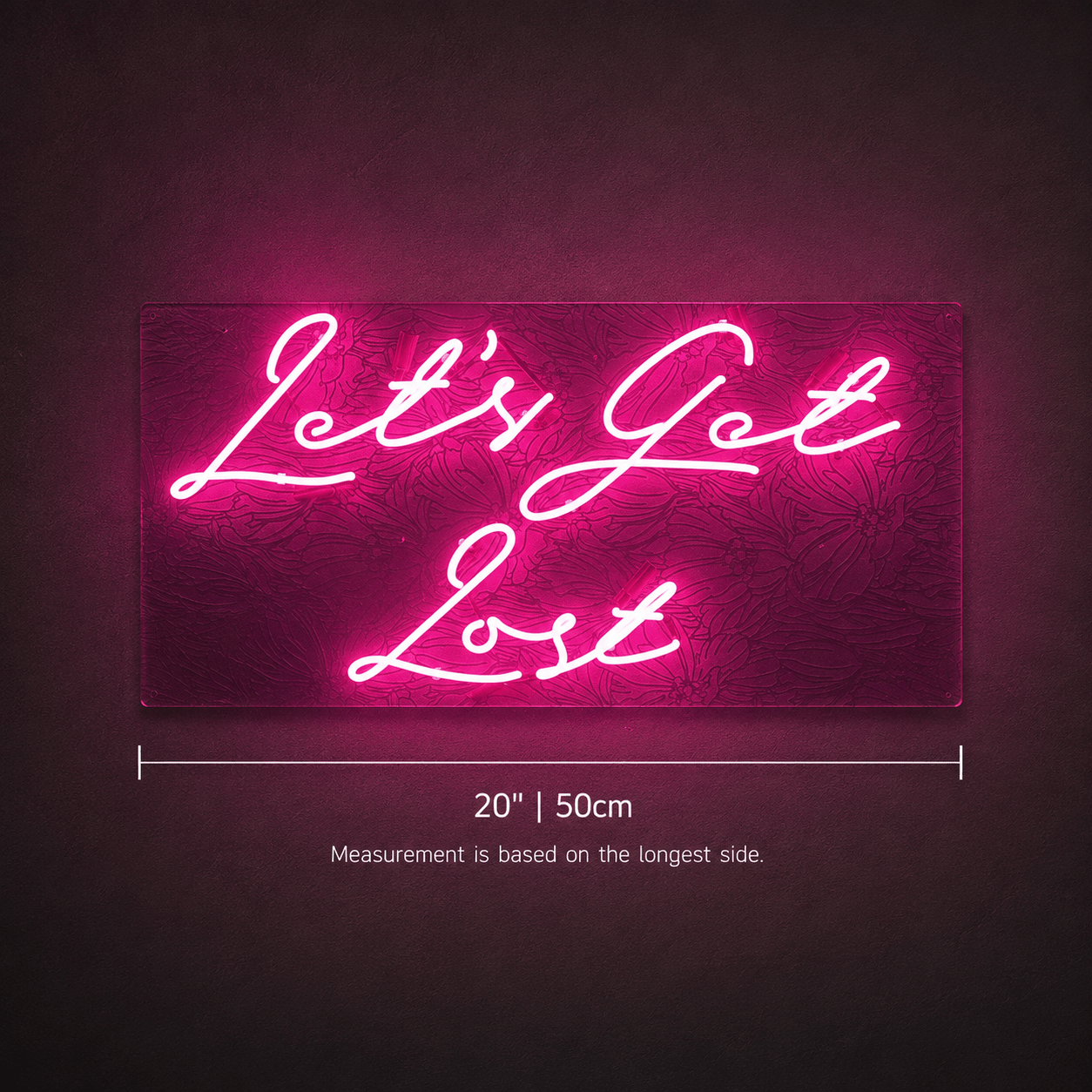 Let S Get Lost Room Decor LED Neon Sign - Shineneon