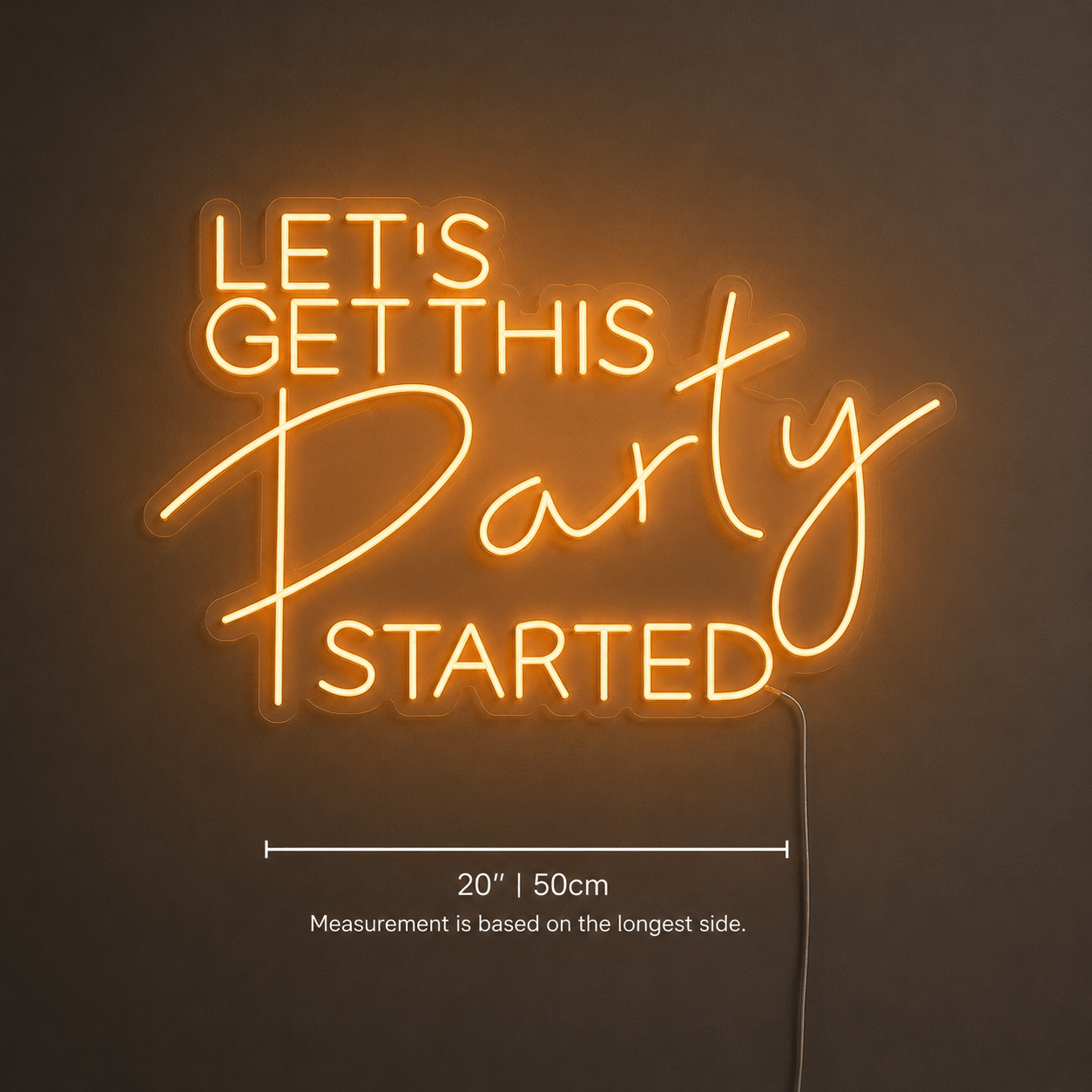 Let S Get This Party Started LED Neon Sign - Shineneon