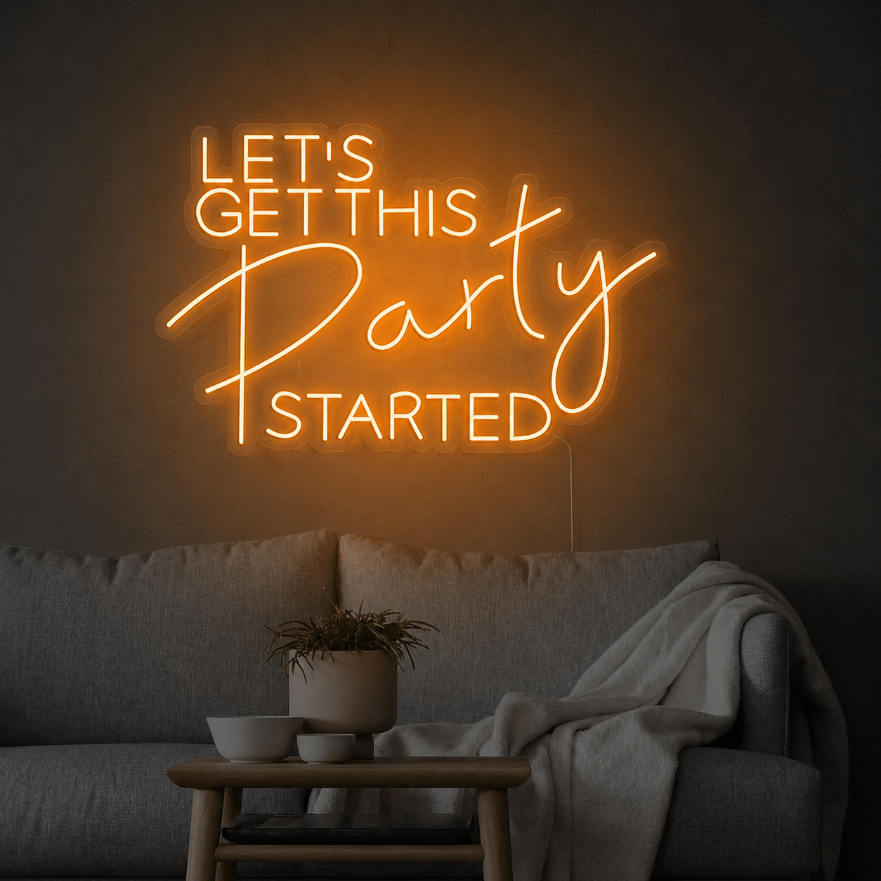 Let S Get This Party Started LED Neon Sign - Shineneon