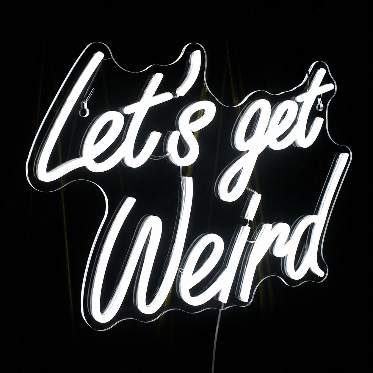 Let S Get Weird LED Neon Sign - 01 Original Product Image