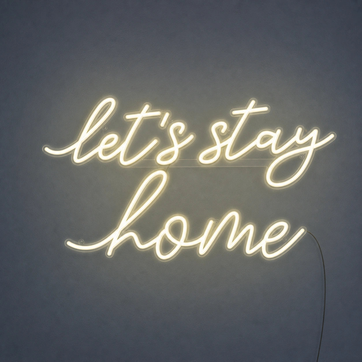 Let S Stay Home LED Neon Sign Home Bar Wall Decoration main product image