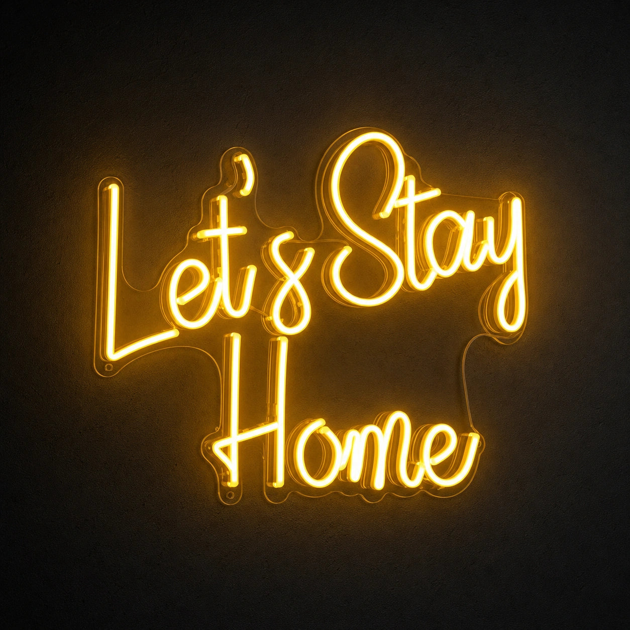 Let S Stay Home Wall Decor LED Neon Sign Home Bar Wall Decoration main product image