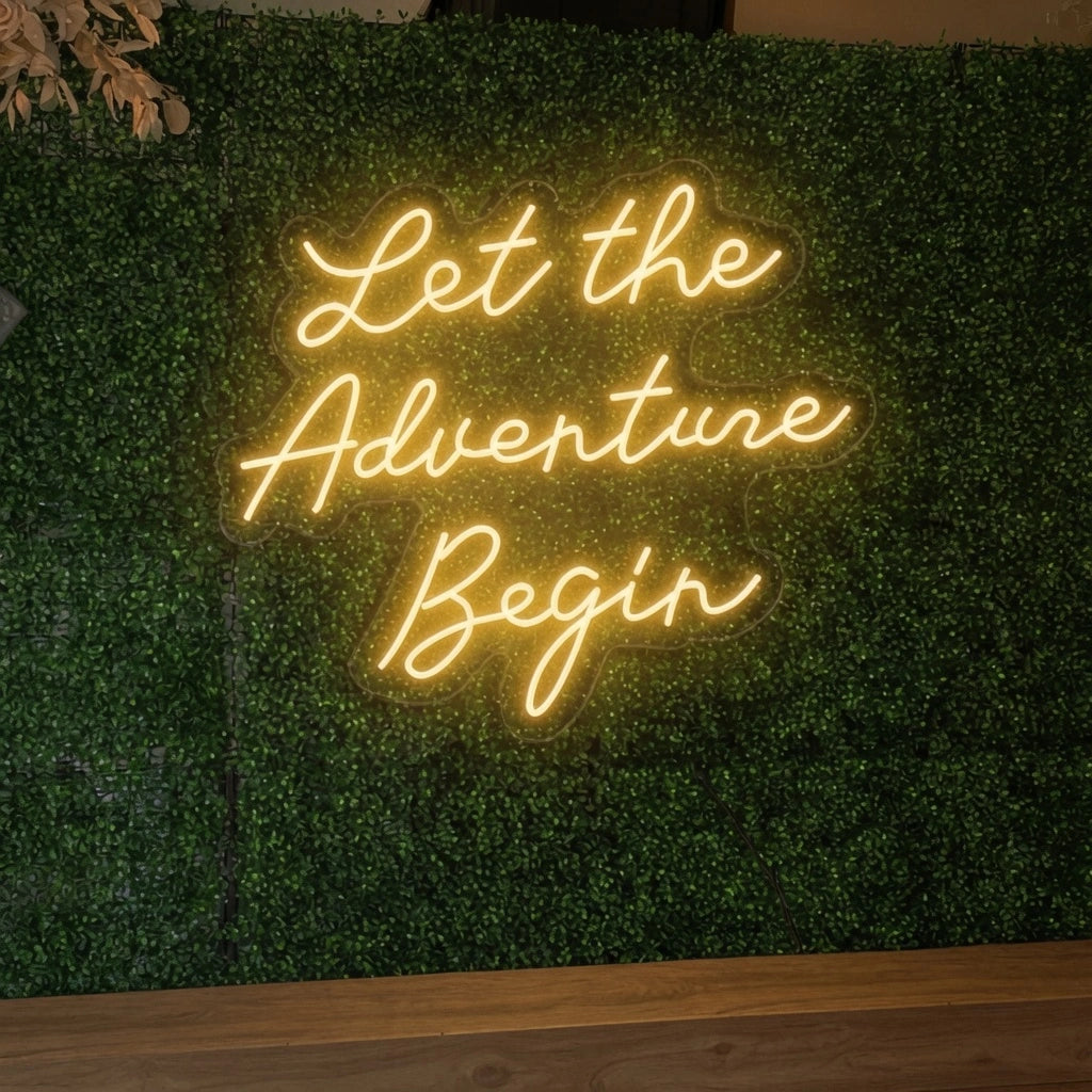 Let The Adventure Begin LED Neon Sign - 01 Original Product Image
