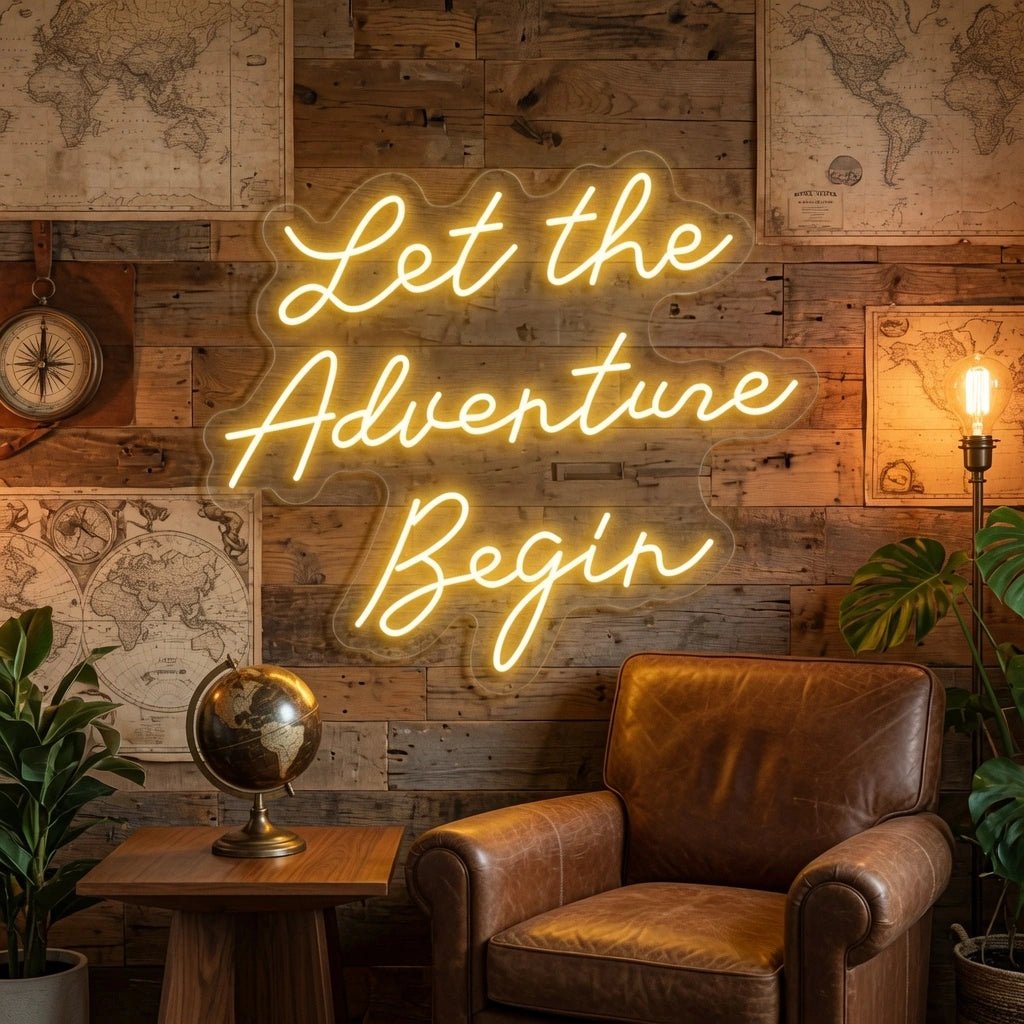 Let The Adventure Begin LED Neon Sign - Shineneon