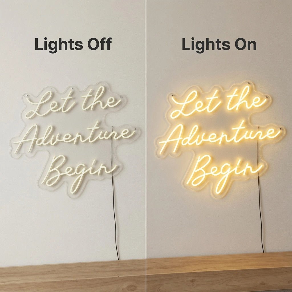 Let The Adventure Begin LED Neon Sign - Shineneon