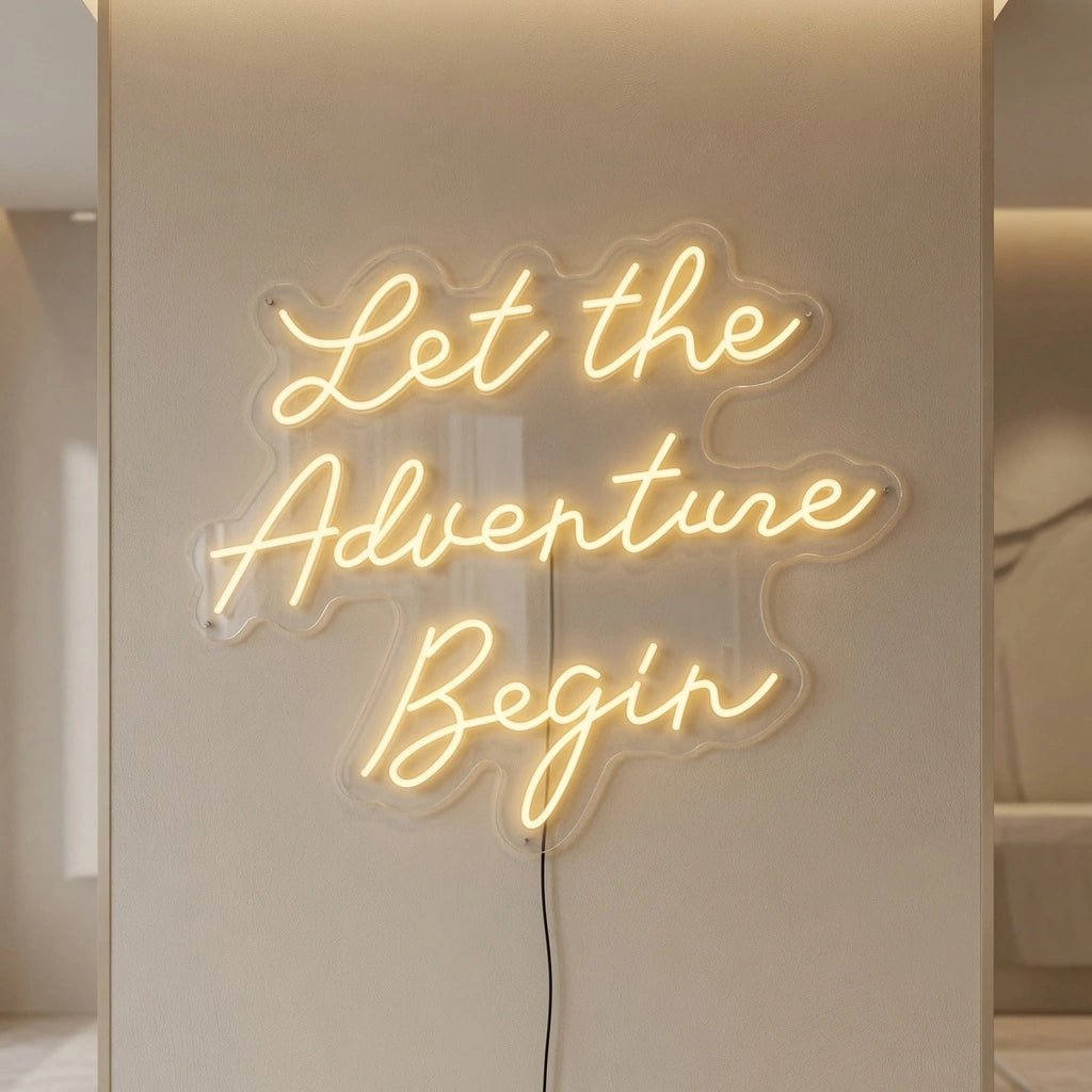 Let The Adventure Begin LED Neon Sign - Shineneon