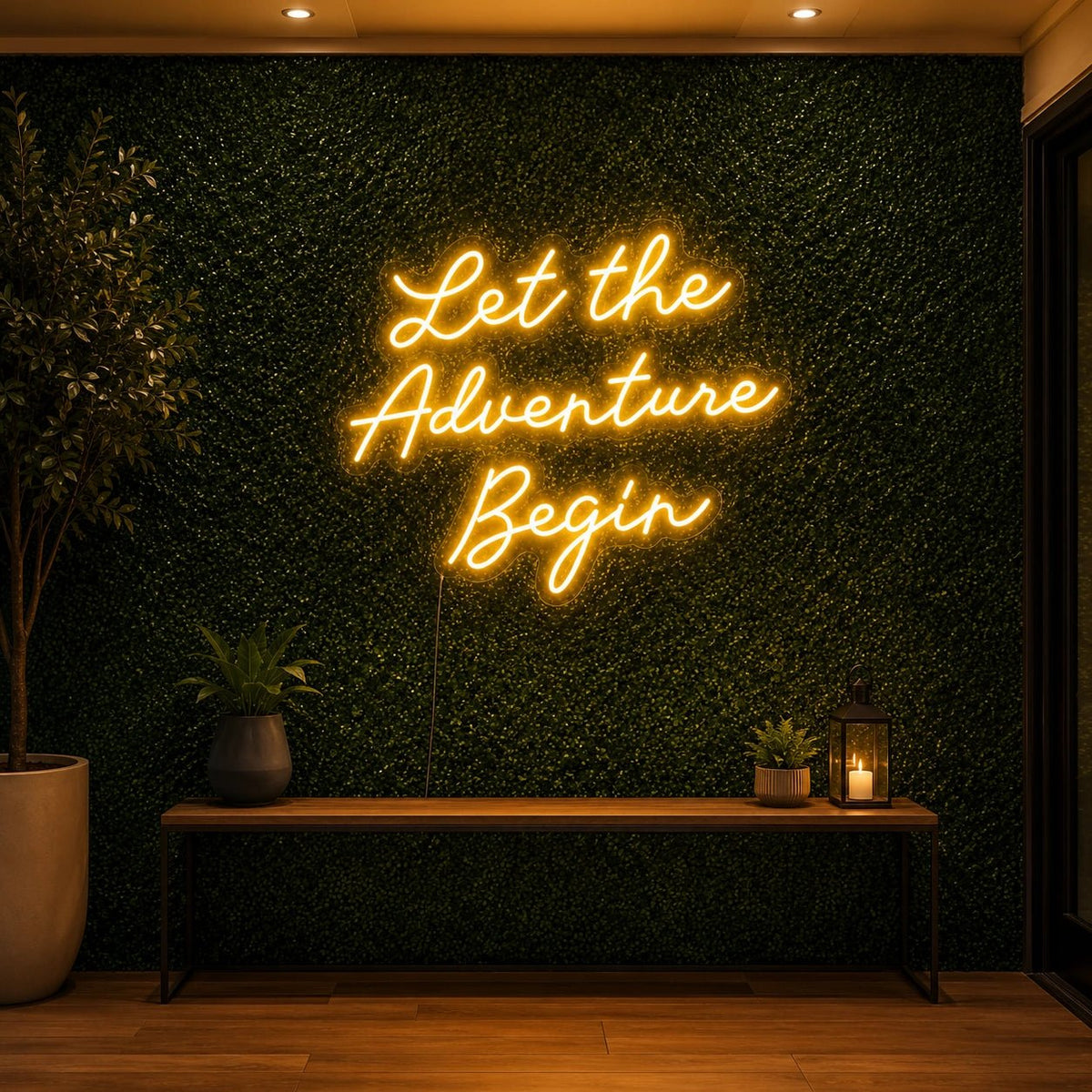 Let The Adventure Begin Man Cave LED Neon Sign - Shineneon