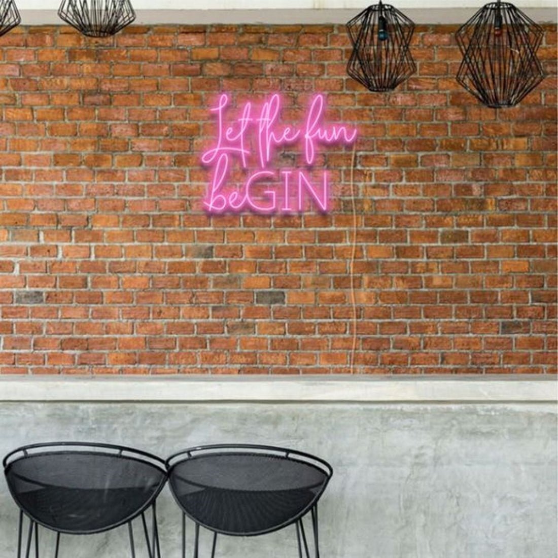 Let The Fun Begin Led Sign Business Neon Signs - Shineneon