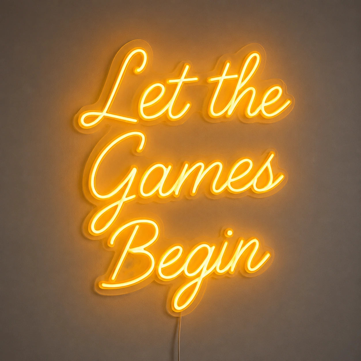 Let The Games Begin Neon Sign LED Neon Sign main product image