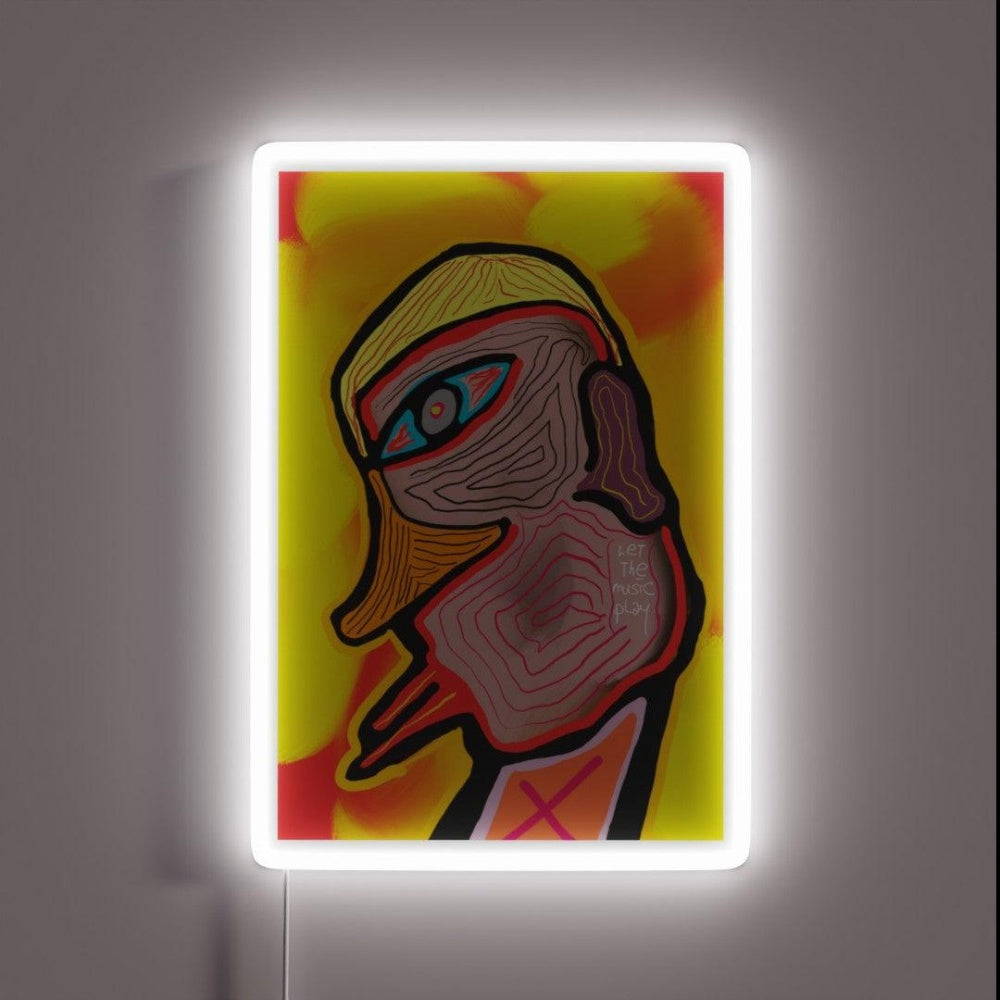 Let The Music Music Rgb Led Neon Sign