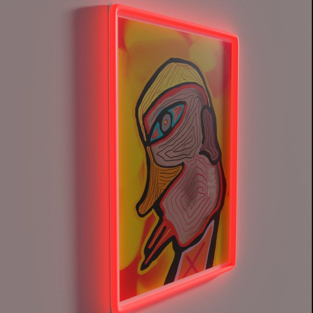 Let The Music Music Rgb Led Neon Sign