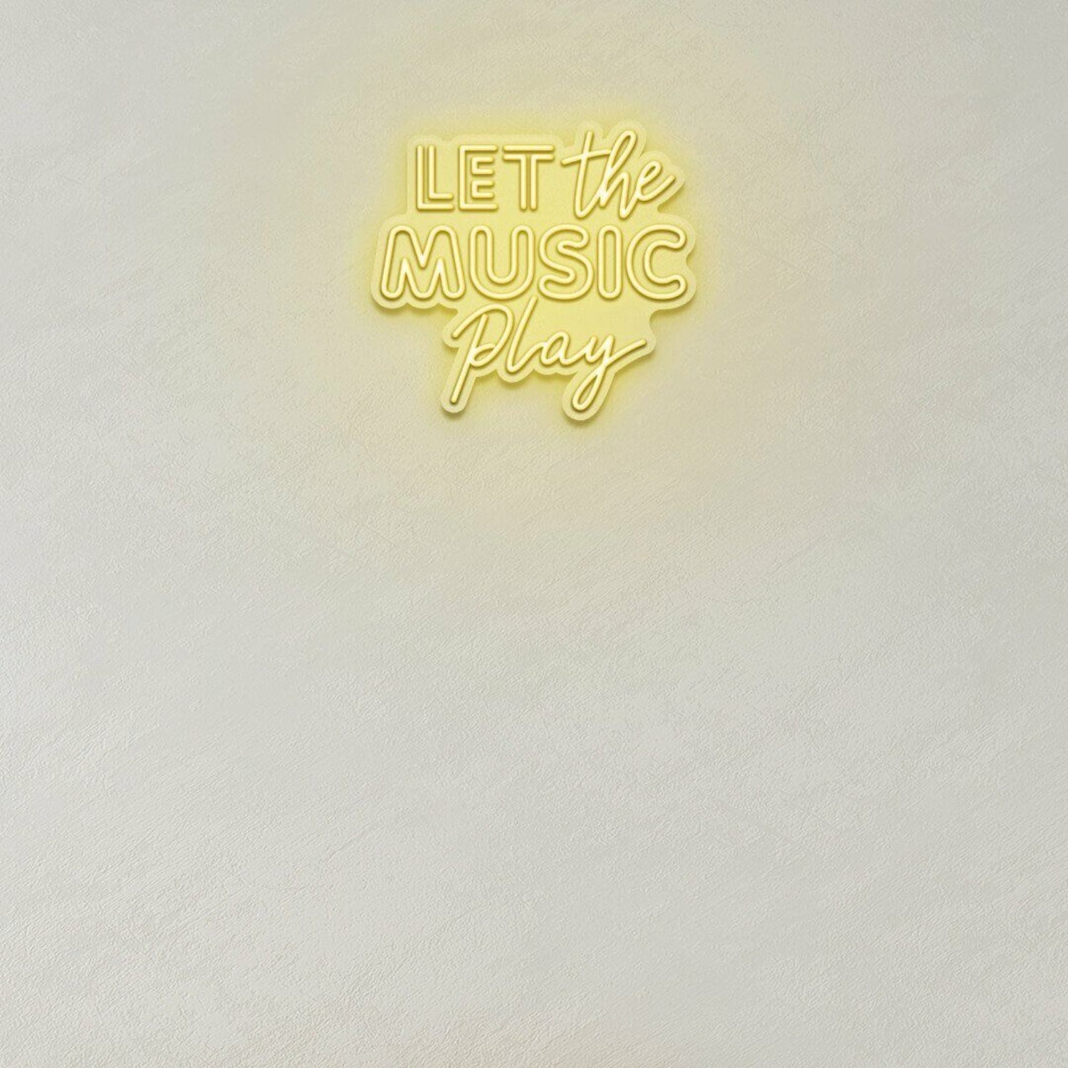 Let The Music Play Led Sign | Shineneon