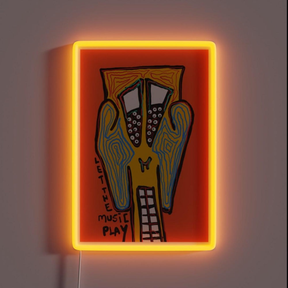 Let The Music Play Rgb Led Neon Sign