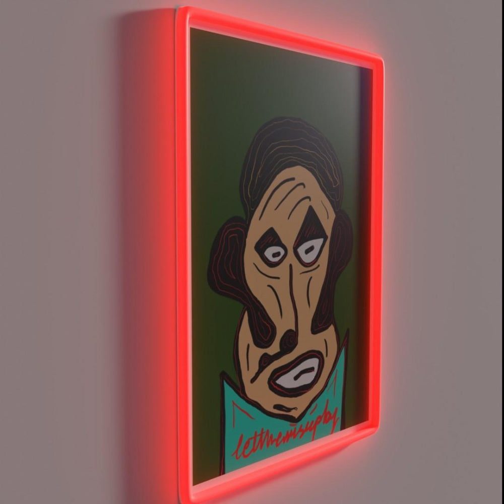 Let The Music Play Rgb Led Neon Sign Bar Neon Logo Wall Art